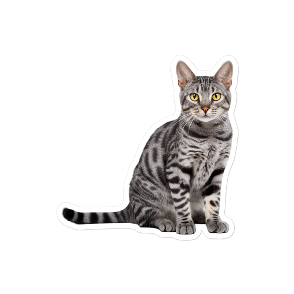 Egyptian Mau Sticker - Stickerfy.ai