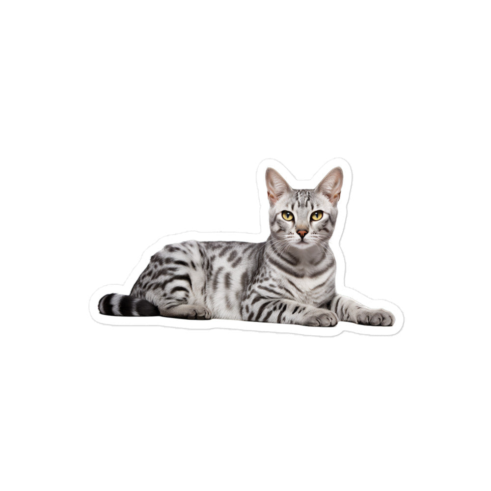 Egyptian Mau Sticker - Stickerfy.ai