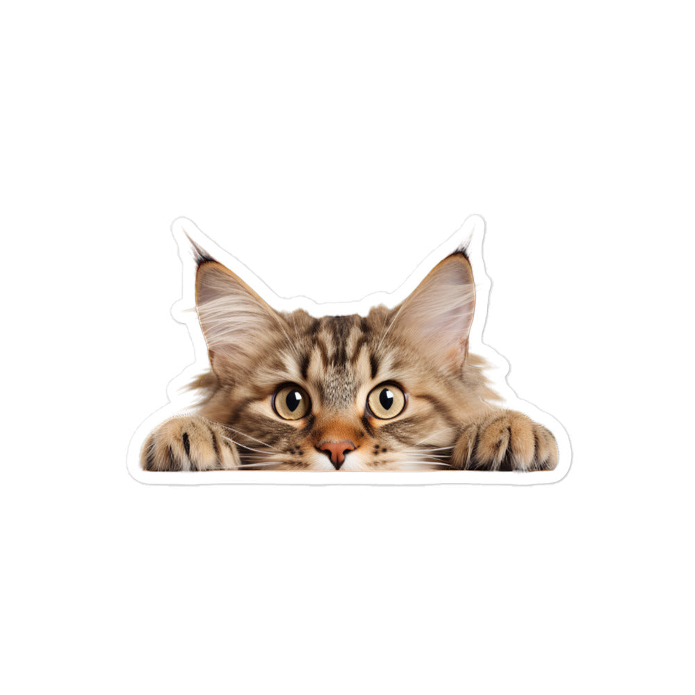 Maine Coon Sticker - Stickerfy.ai