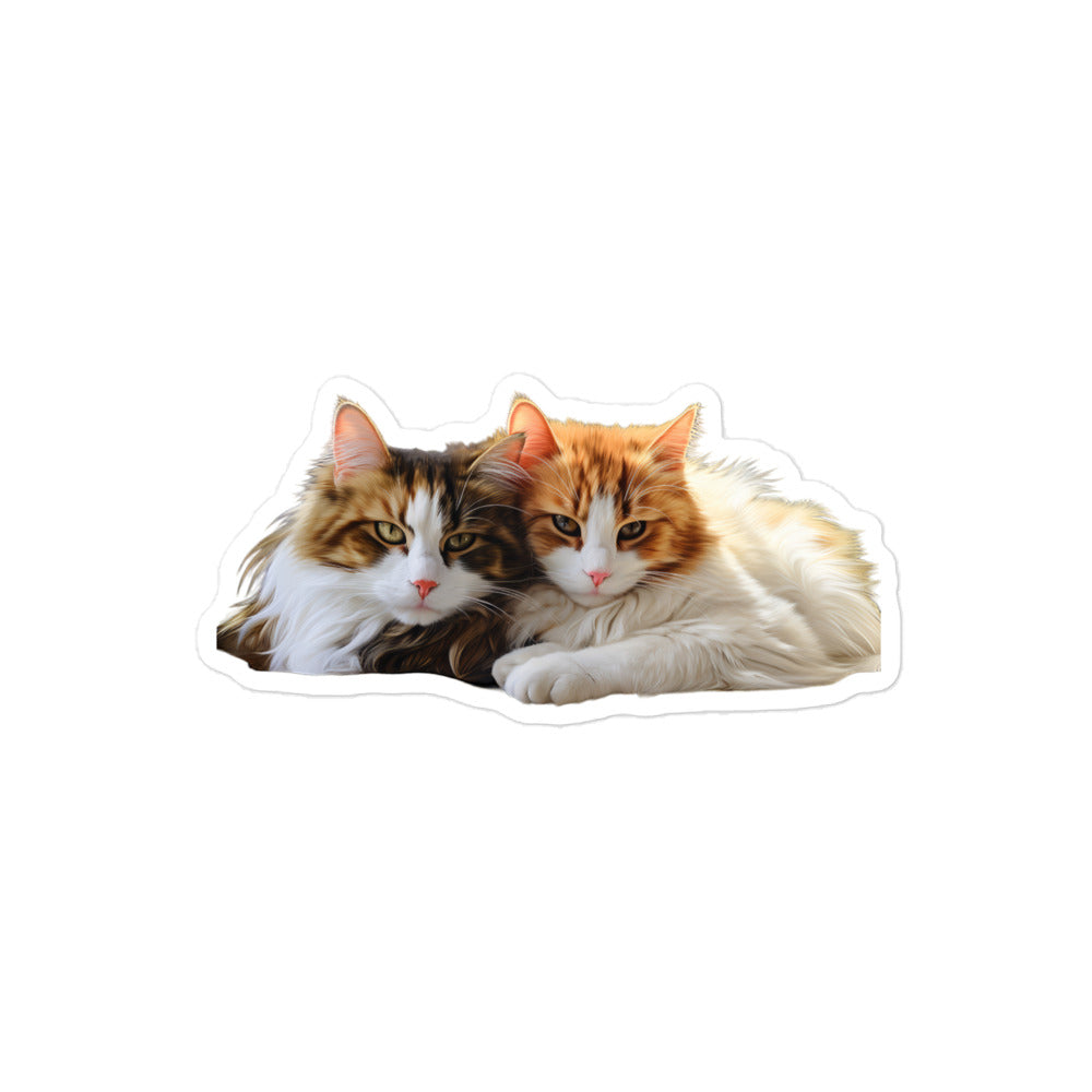 Norwegian Forest Sticker - Stickerfy.ai