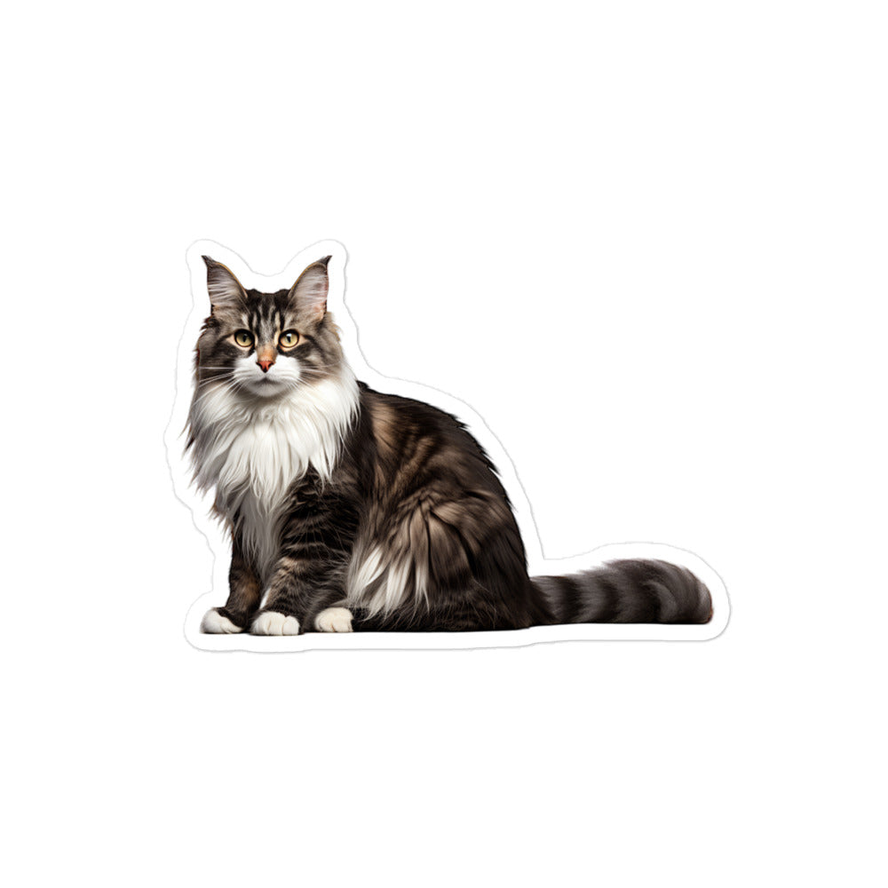 Norwegian Forest Sticker - Stickerfy.ai