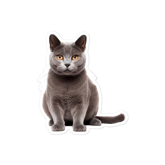 Russian Blue Sticker - Stickerfy.ai