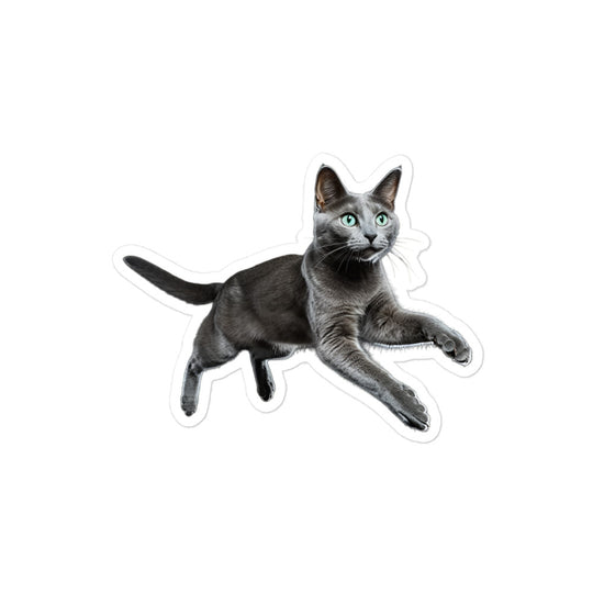 Russian Blue Sticker - Stickerfy.ai