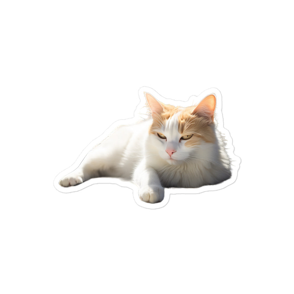 Turkish Van Sticker - Stickerfy.ai