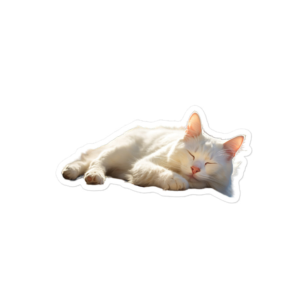 Turkish Van Sticker - Stickerfy.ai