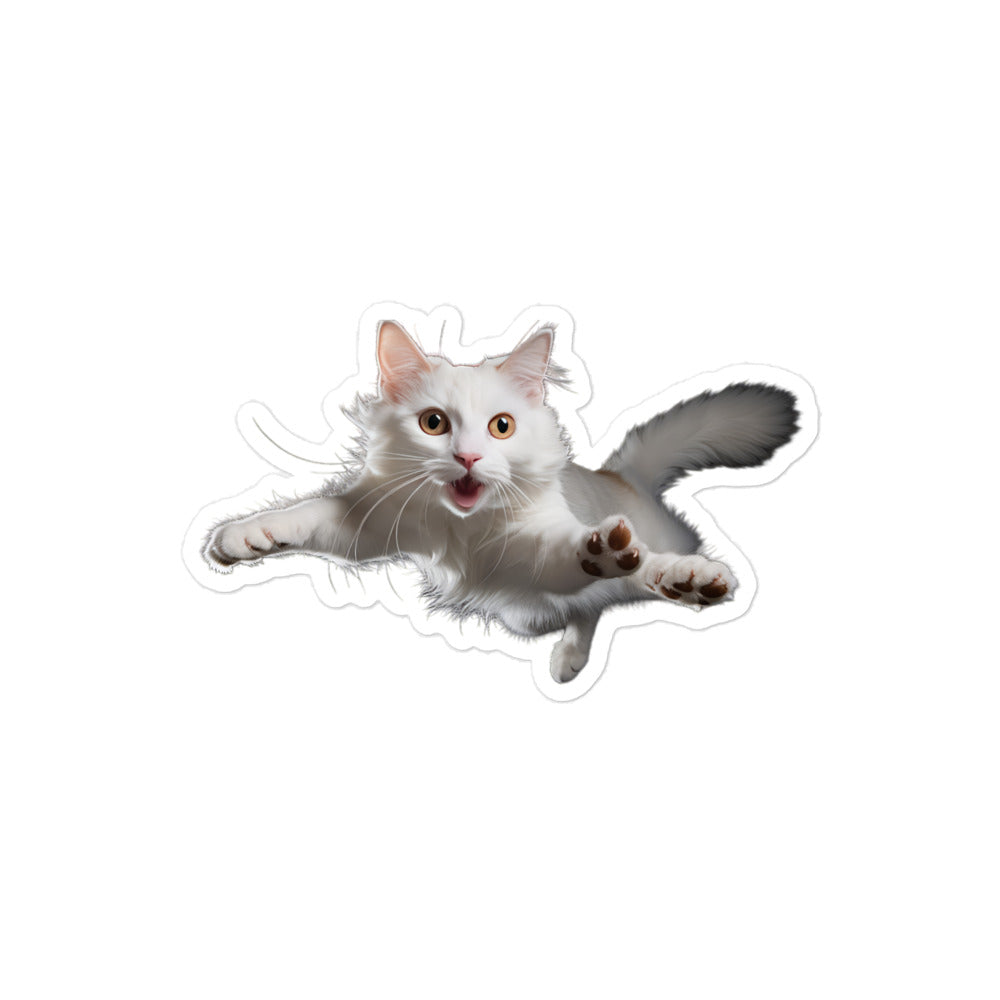 Turkish Van Sticker - Stickerfy.ai