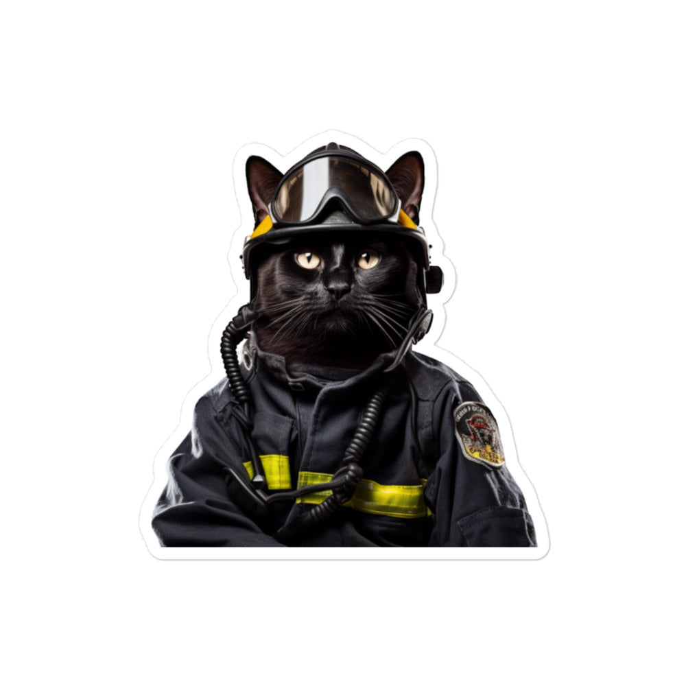 Bombay Firefighter Sticker - Stickerfy.ai