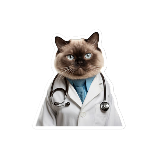 Burmese Doctor Sticker - Stickerfy.ai