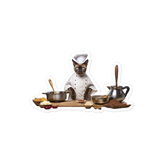 Burmese Chef Sticker - Stickerfy.ai