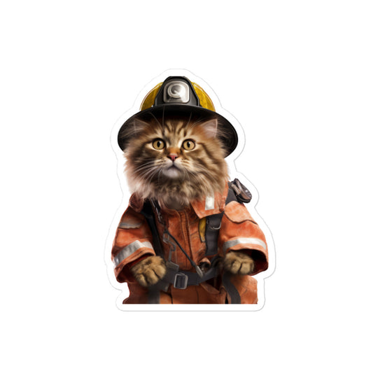 Somali Firefighter Sticker - Stickerfy.ai