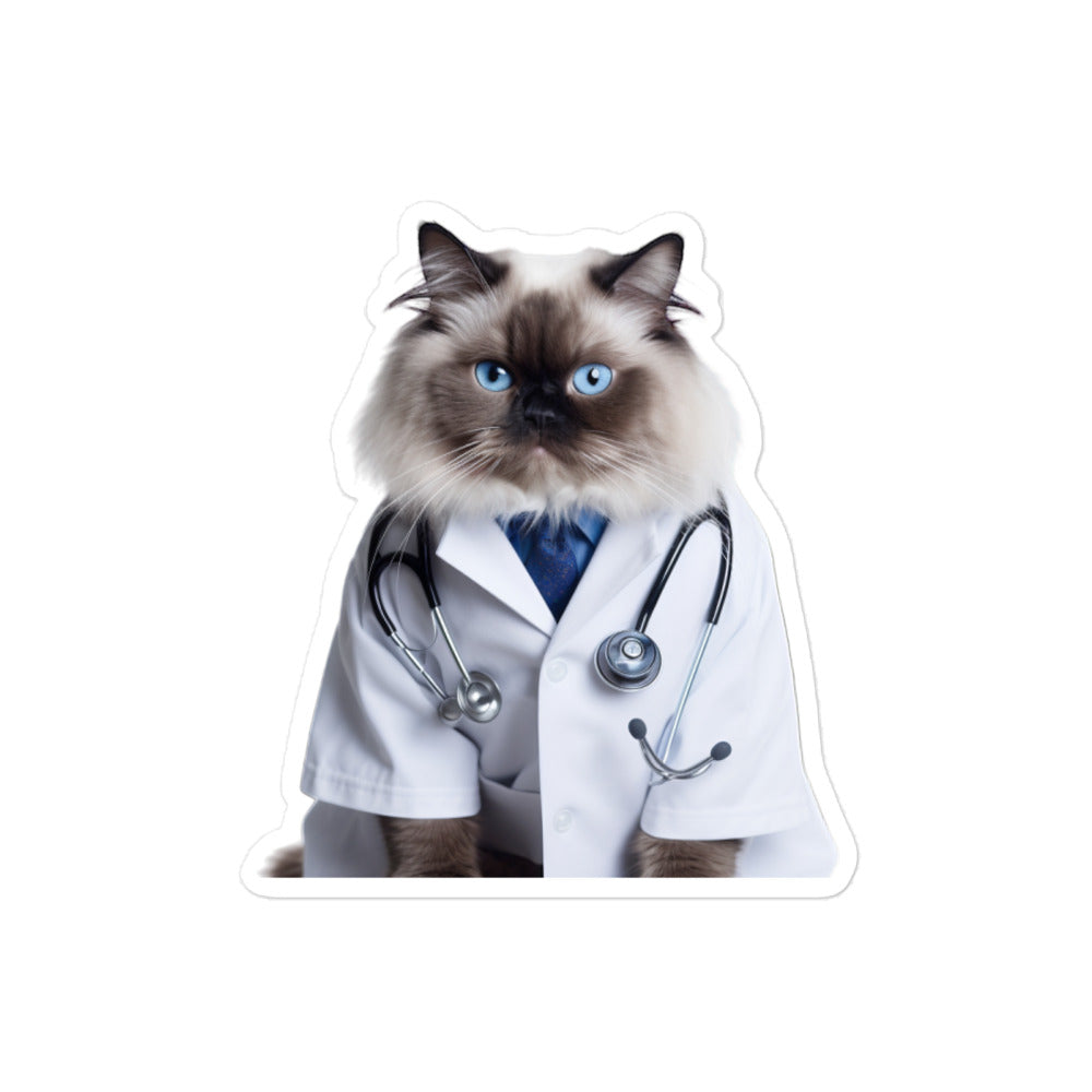 Ragdoll Doctor Sticker - Stickerfy.ai