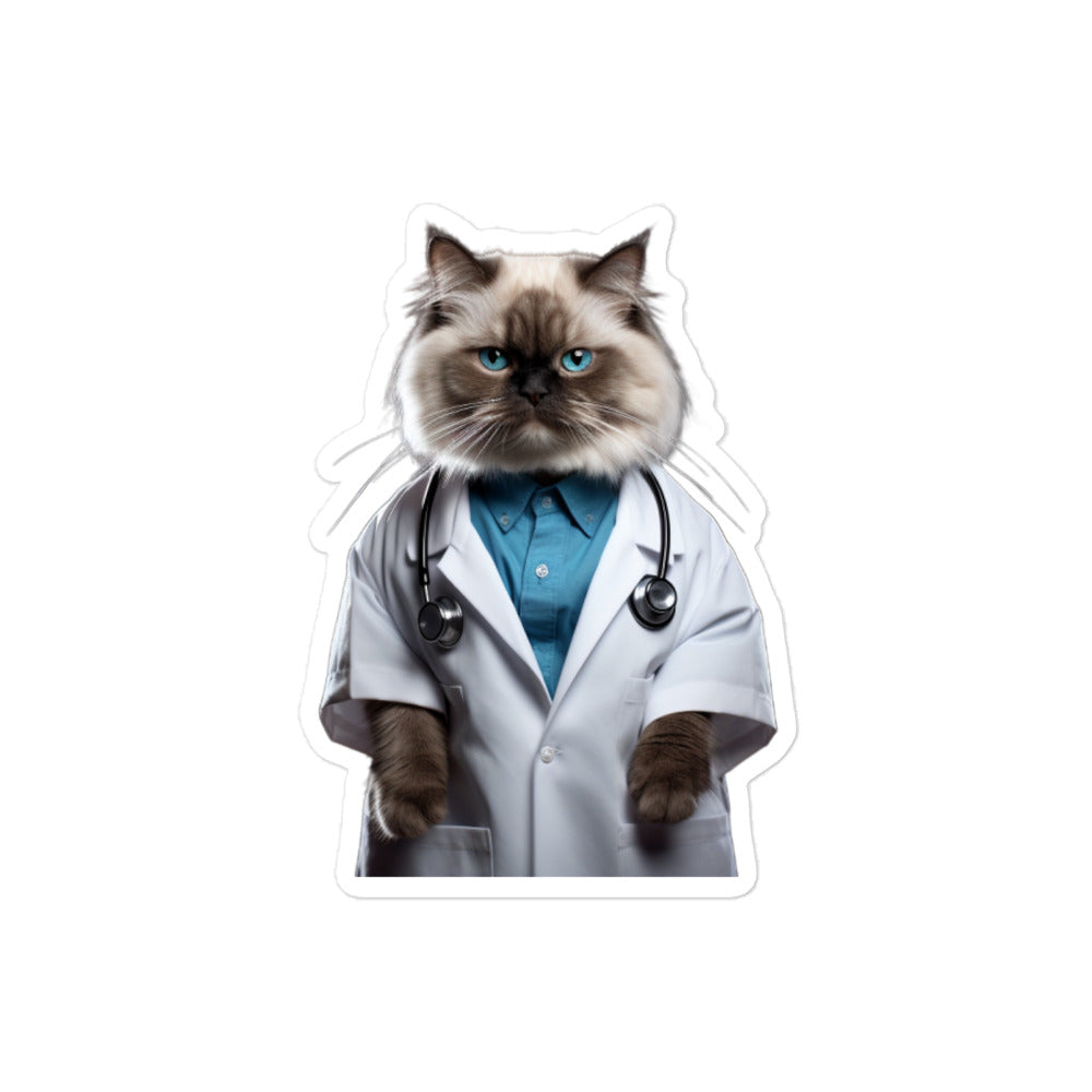 Ragdoll Doctor Sticker - Stickerfy.ai