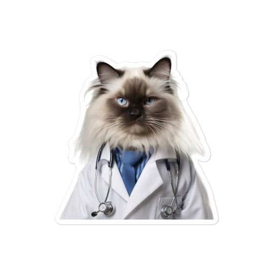 Ragdoll Doctor Sticker - Stickerfy.ai