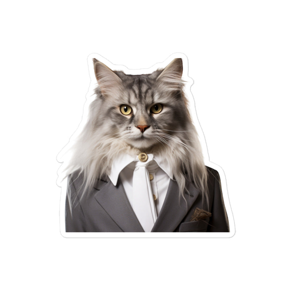 Norwegian Forest Hotel Staff Sticker - Stickerfy.ai