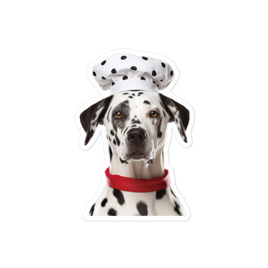 Dalmatian Chef Sticker - Stickerfy.ai