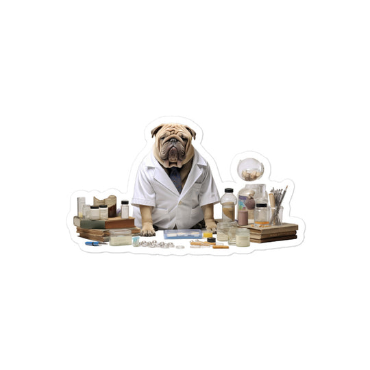 Shar Pei Pharmacist Sticker - Stickerfy.ai