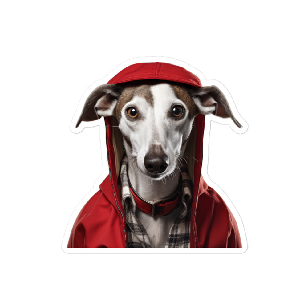 Whippet Student Sticker - Stickerfy.ai