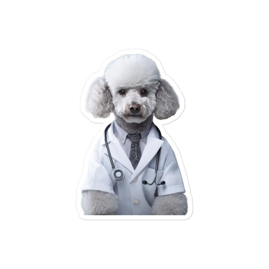 Poodle Doctor Sticker - Stickerfy.ai