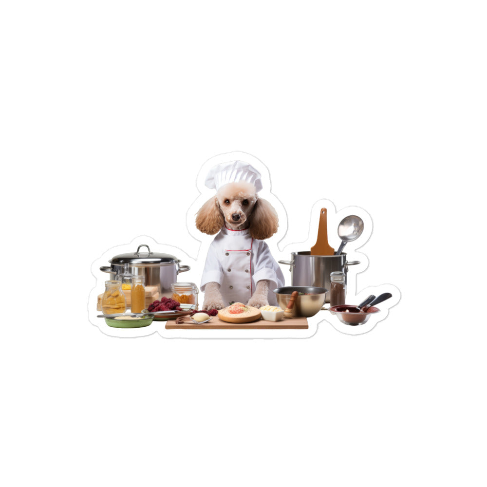 Poodle Chef Sticker - Stickerfy.ai