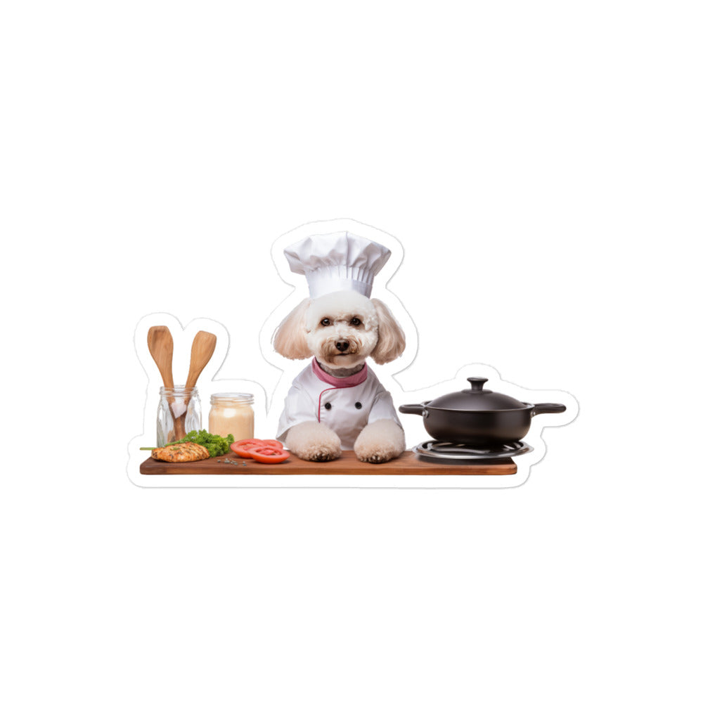 Poodle Chef Sticker - Stickerfy.ai