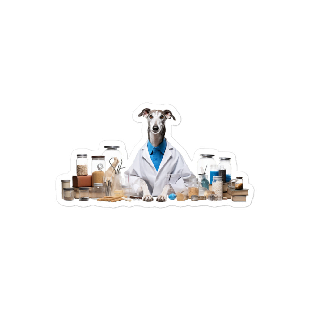 Greyhound Pharmacist Sticker - Stickerfy.ai