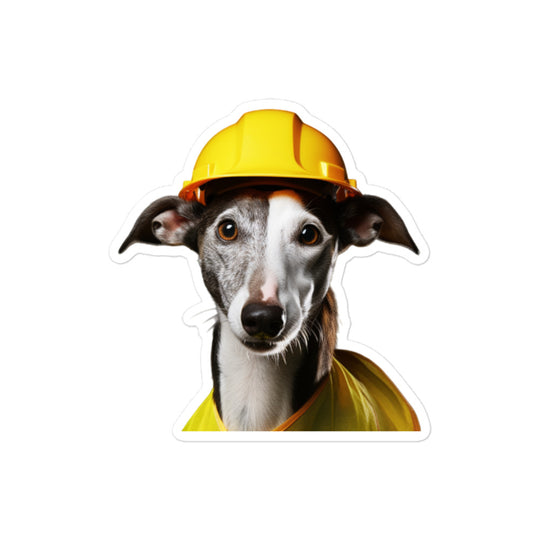 Greyhound Contractor Sticker - Stickerfy.ai