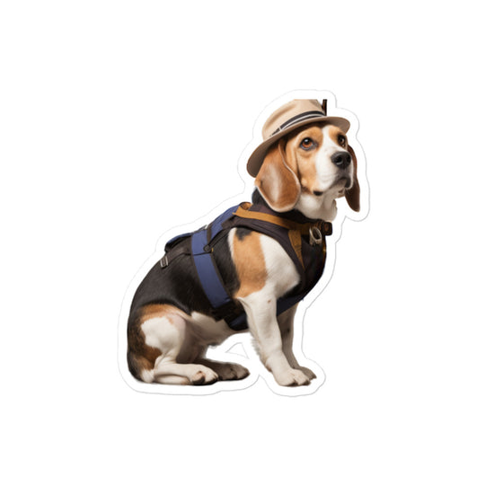 Beagle Transit Operator Sticker - Stickerfy.ai