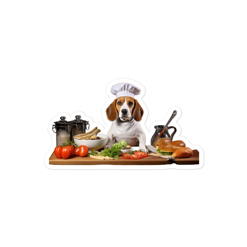 Beagle Chef Sticker - Stickerfy.ai