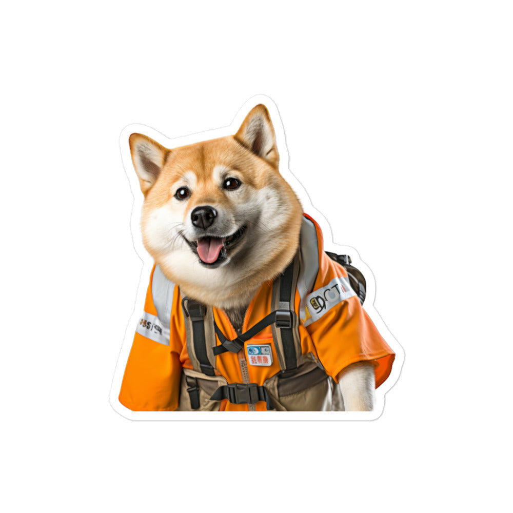 Akita Transit Operator Sticker - Stickerfy.ai