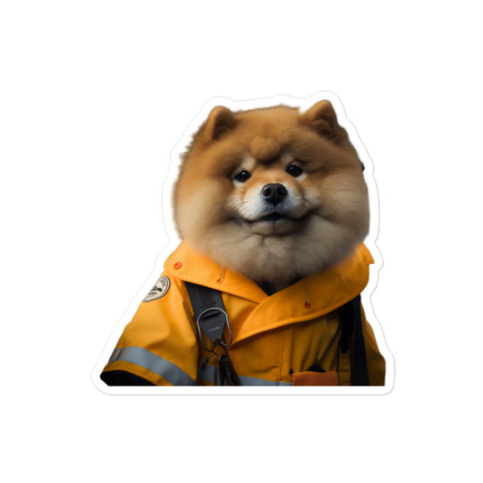 Chow Chow Transit Operator Sticker - Stickerfy.ai