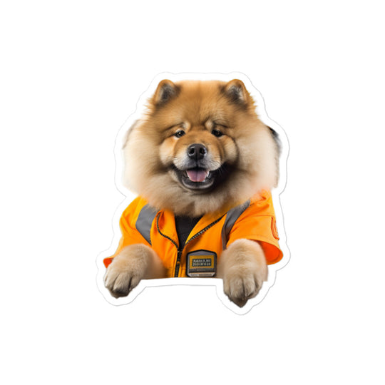 Chow Chow Transit Operator Sticker - Stickerfy.ai