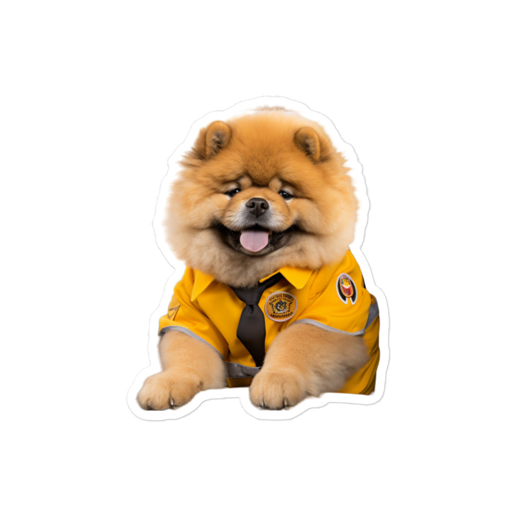 Chow Chow Transit Operator Sticker - Stickerfy.ai
