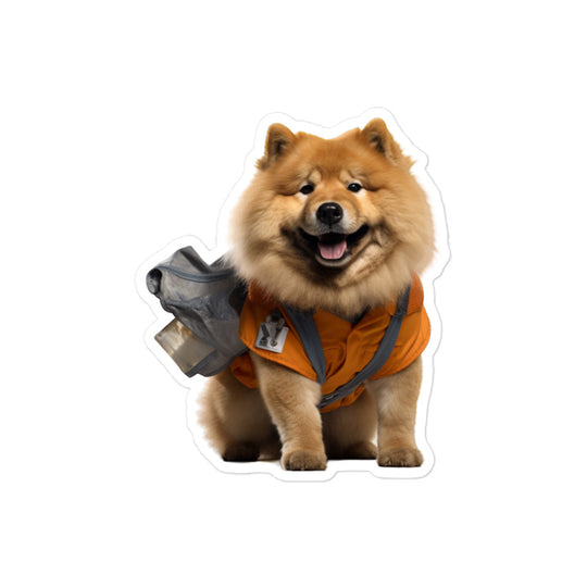 Chow Chow Student Sticker - Stickerfy.ai