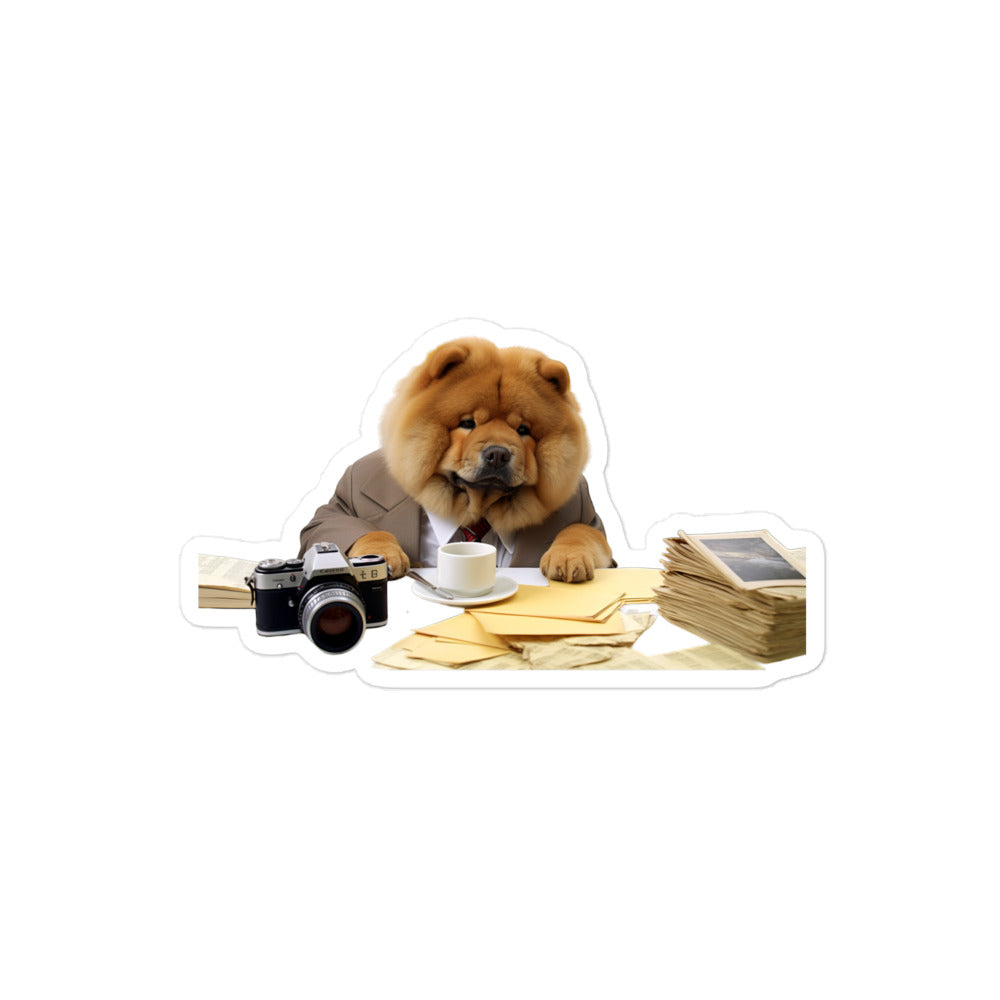 Chow Chow Sales Consultant Sticker - Stickerfy.ai