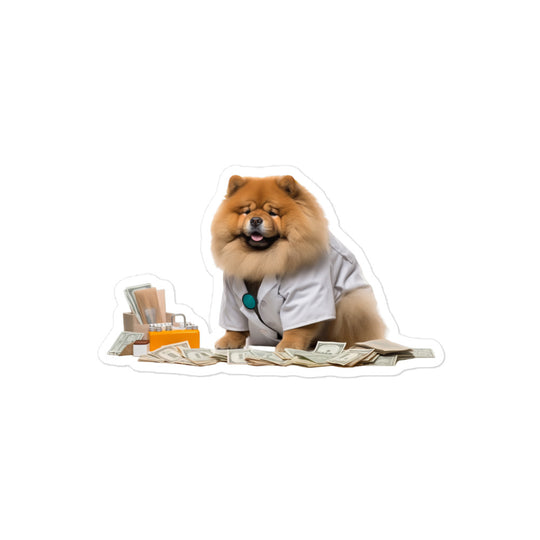 Chow Chow Pharmacist Sticker - Stickerfy.ai