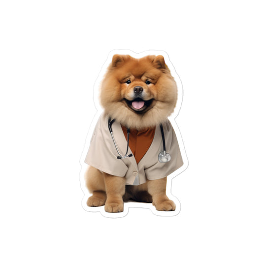 Chow Chow Doctor Sticker - Stickerfy.ai
