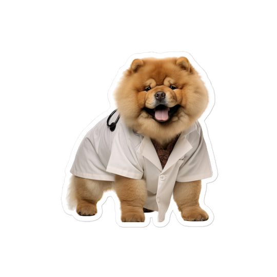 Chow Chow Doctor Sticker - Stickerfy.ai