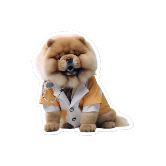 Chow Chow Doctor Sticker - Stickerfy.ai