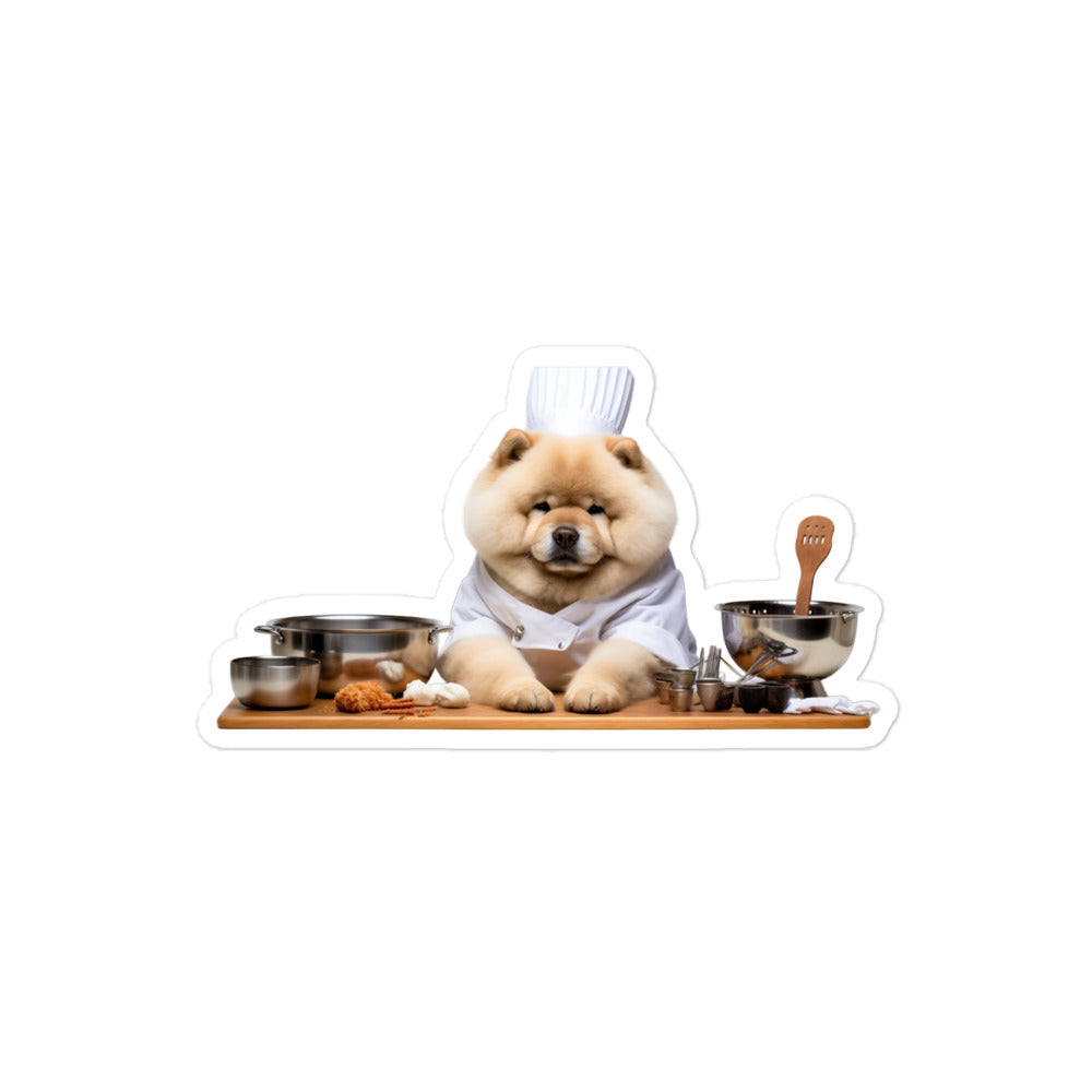 Chow Chow Chef Sticker - Stickerfy.ai