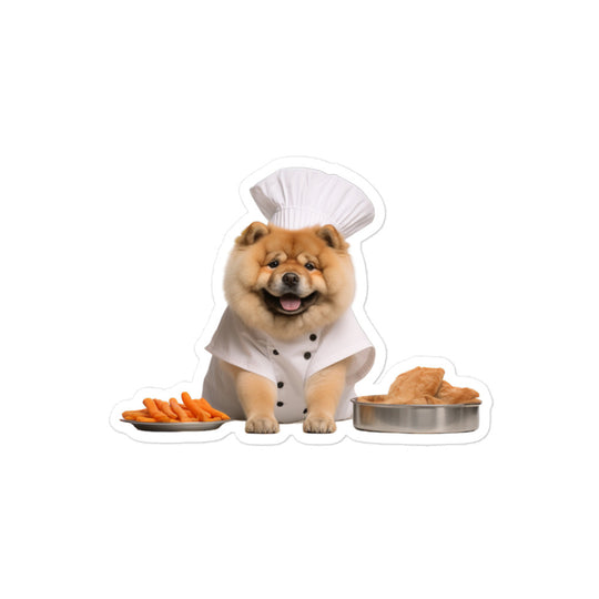 Chow Chow Chef Sticker - Stickerfy.ai