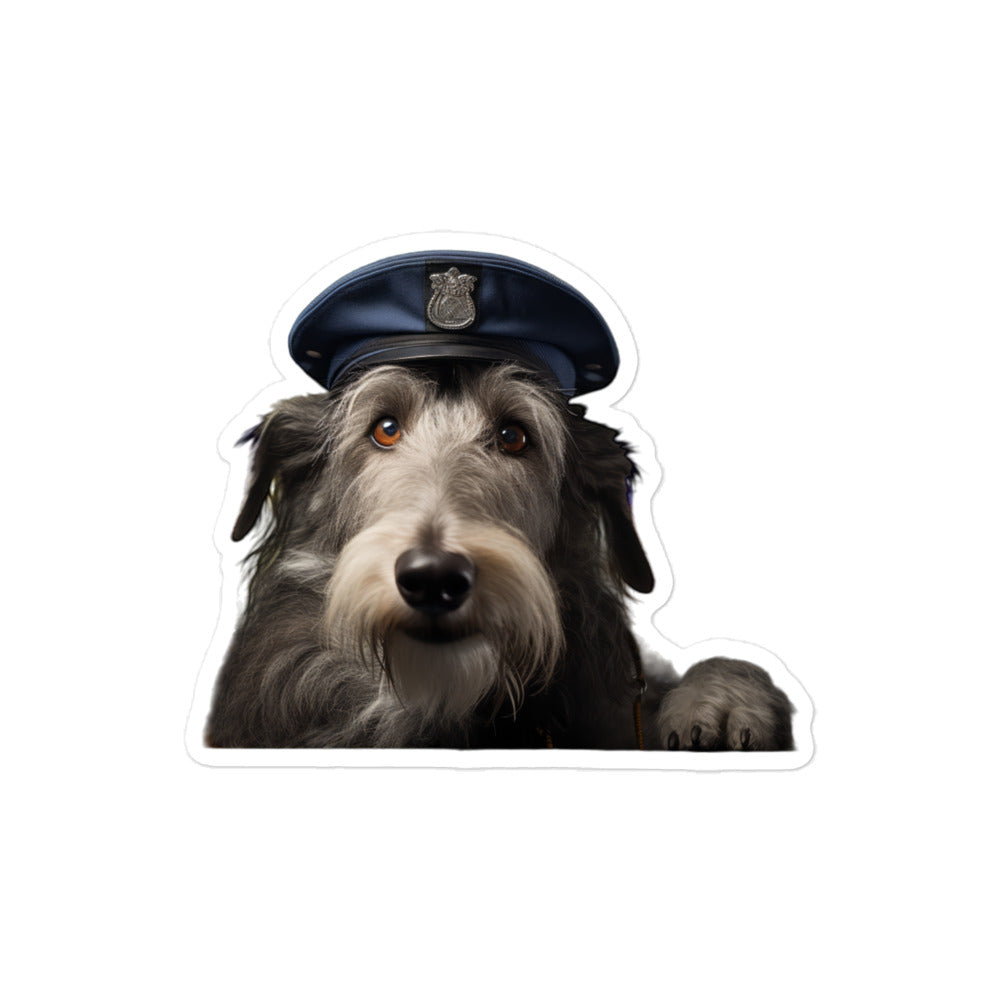 Scottish Deerhound Transit Operator Sticker - Stickerfy.ai