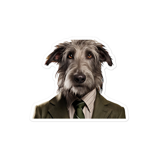 Scottish Deerhound Sales Consultant Sticker - Stickerfy.ai