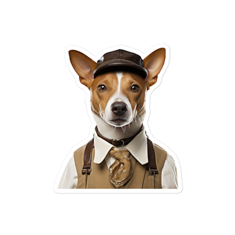 Basenji Transit Operator Sticker - Stickerfy.ai