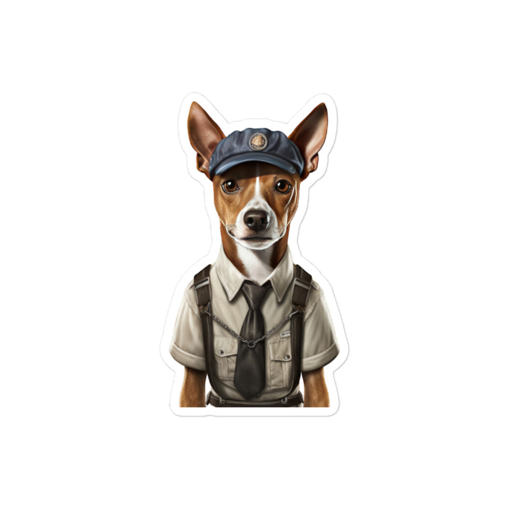 Basenji Transit Operator Sticker - Stickerfy.ai