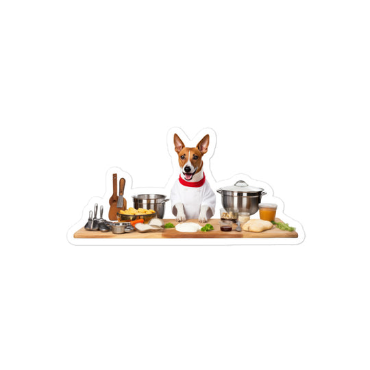 Basenji Chef Sticker - Stickerfy.ai