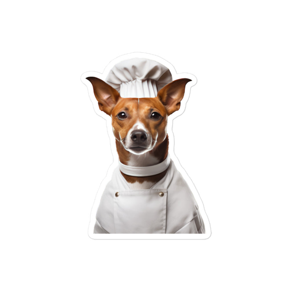 Basenji Chef Sticker - Stickerfy.ai