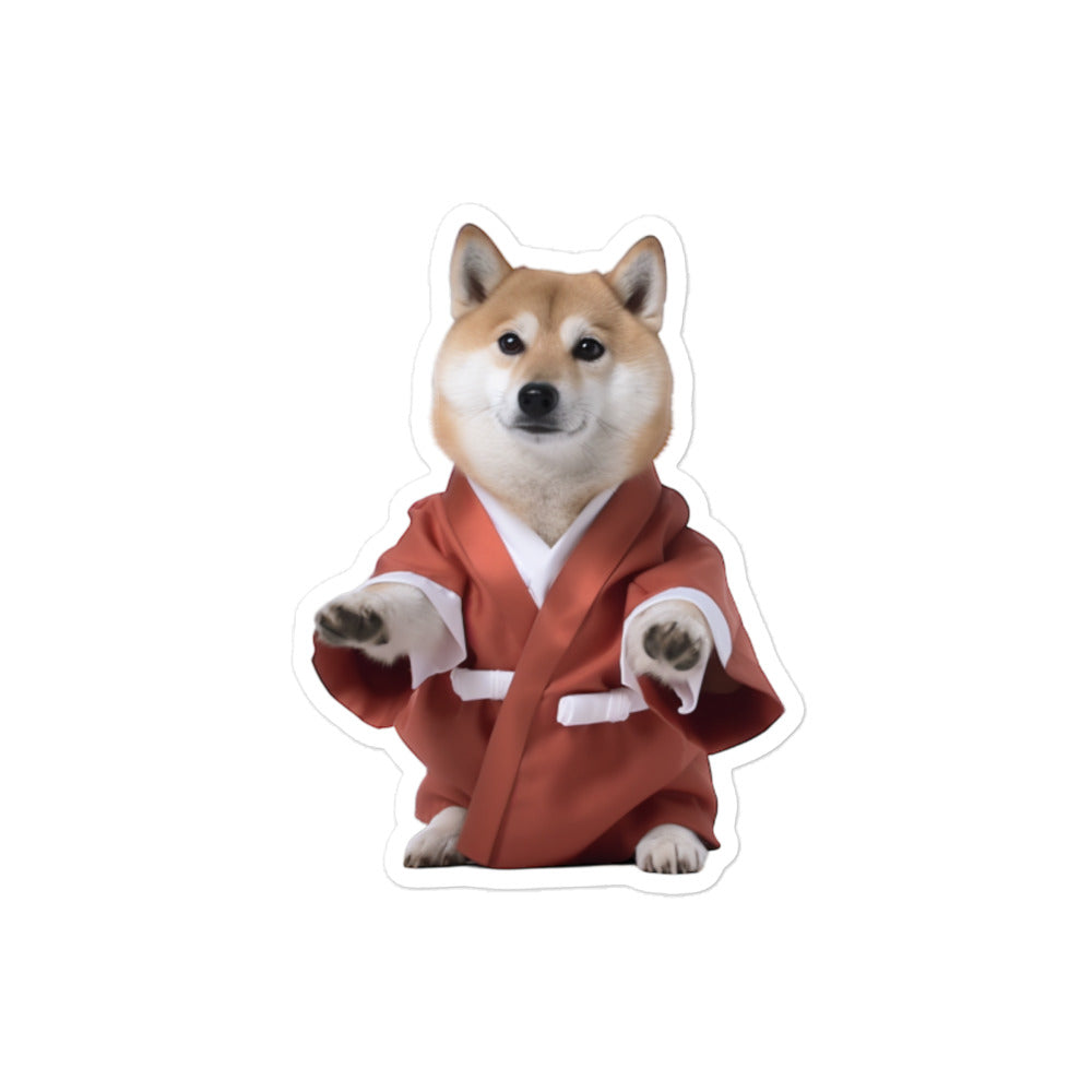 Shiba Inu Pharmacist Sticker - Stickerfy.ai