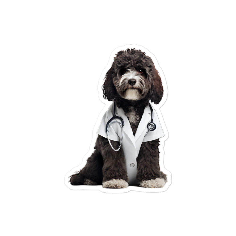 Portuguese Water Doctor Sticker - Stickerfy.ai