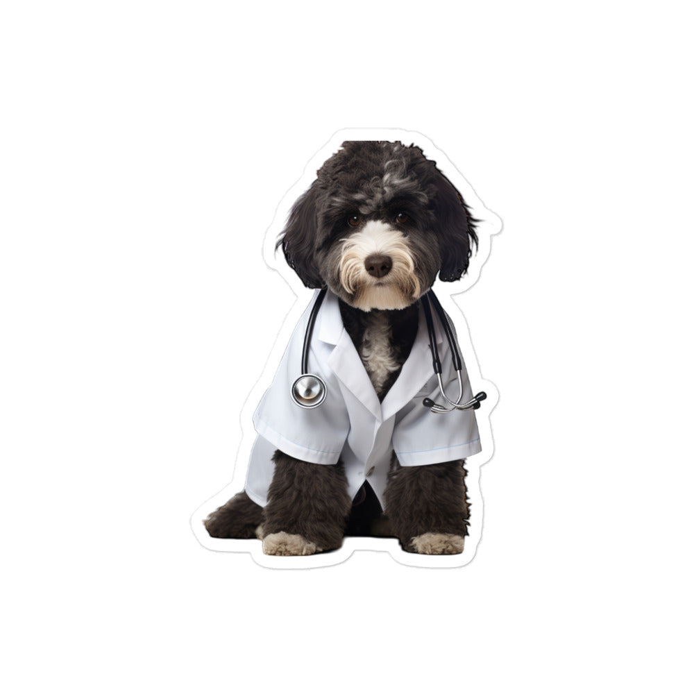 Portuguese Water Doctor Sticker - Stickerfy.ai