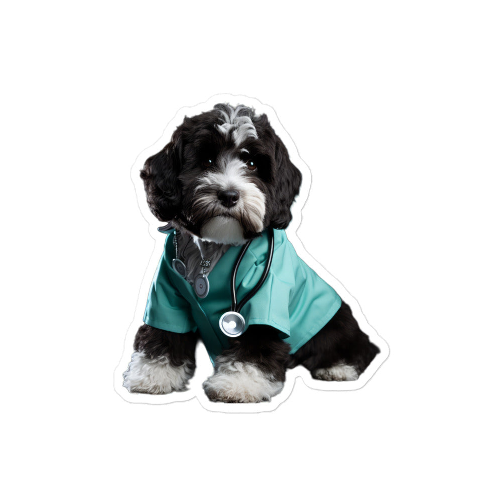 Portuguese Water Doctor Sticker - Stickerfy.ai